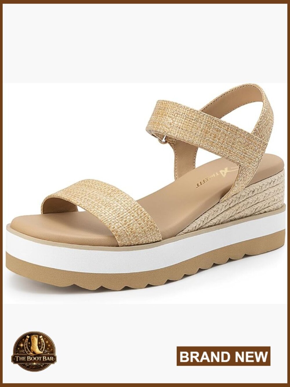 Espadrille Wedge Sandals Platform Low Heel Ankle Strap Summer